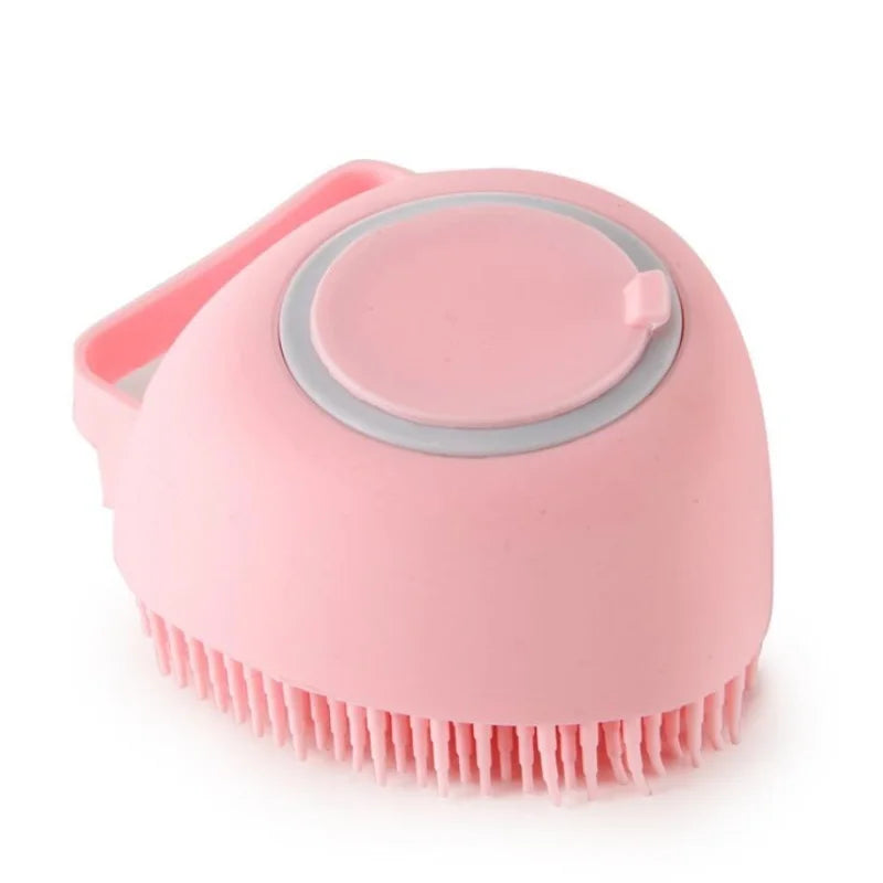 Multifunctional Soft Silicone Pet Bath Massage Brush For Dogs Cats