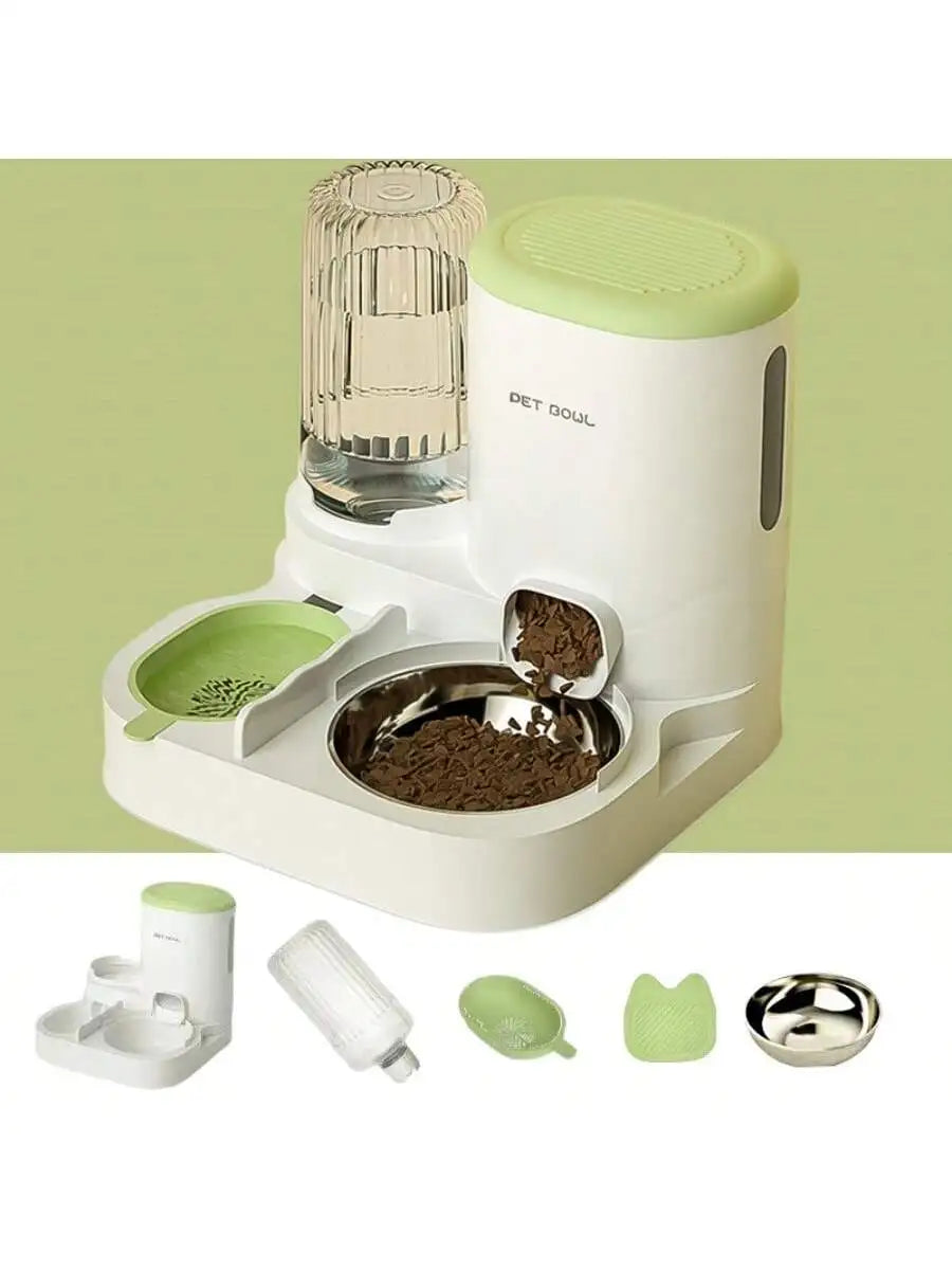 2 In 1 Automatic Pet Feeder And Water Dispenser For Cats And Dogs