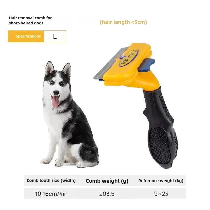 Professional Pet Grooming Deshedding Brush For Cats And Dogs