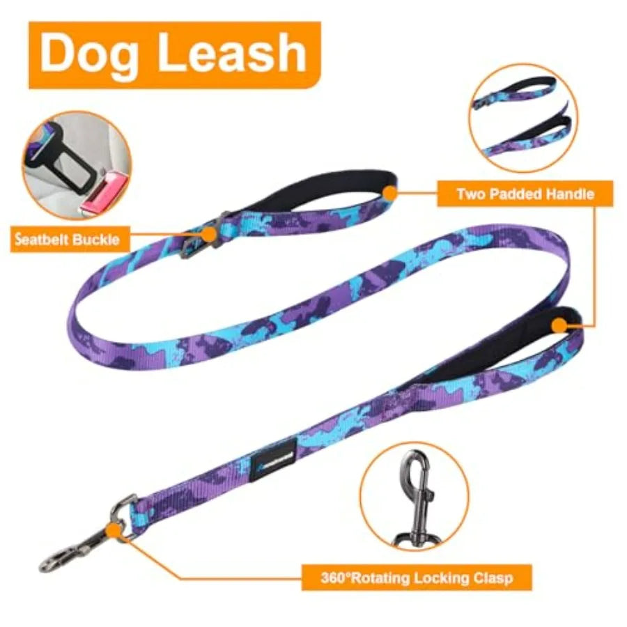 No Pull Dog Harness And Leash Heavy Duty Double Handle