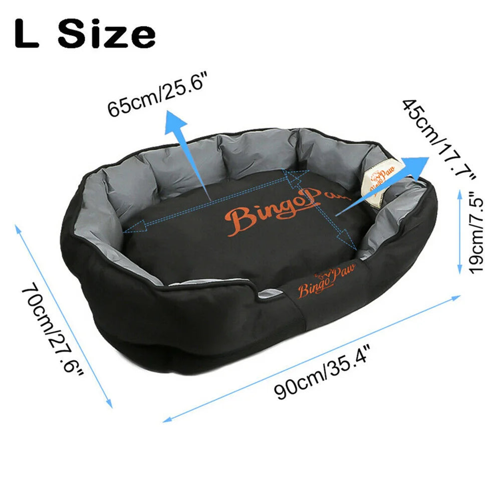 Borwart Orthopedic Waterproof Dog Bed Sofa With Washable Removable Cover