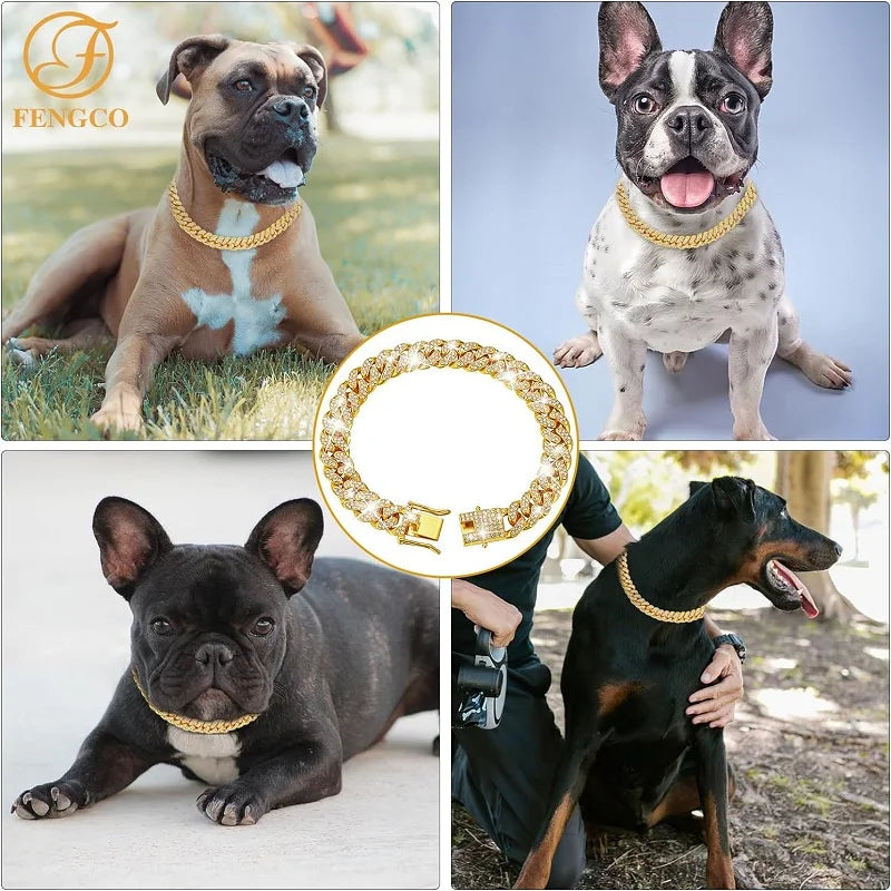 Stainless Steel Chain Collar For Dogs And Cats Premium