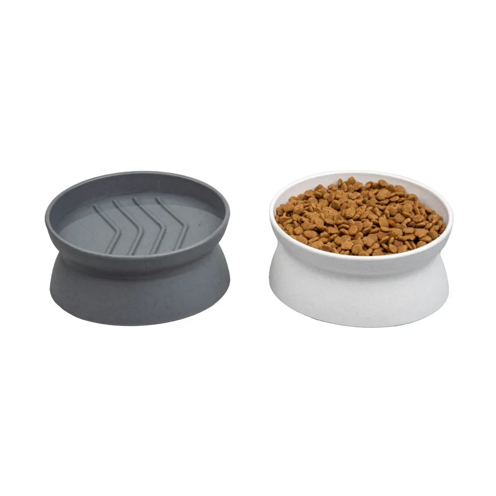 Elevated Cat Bowls For Small Cats Slow Feeder Whisker Relief