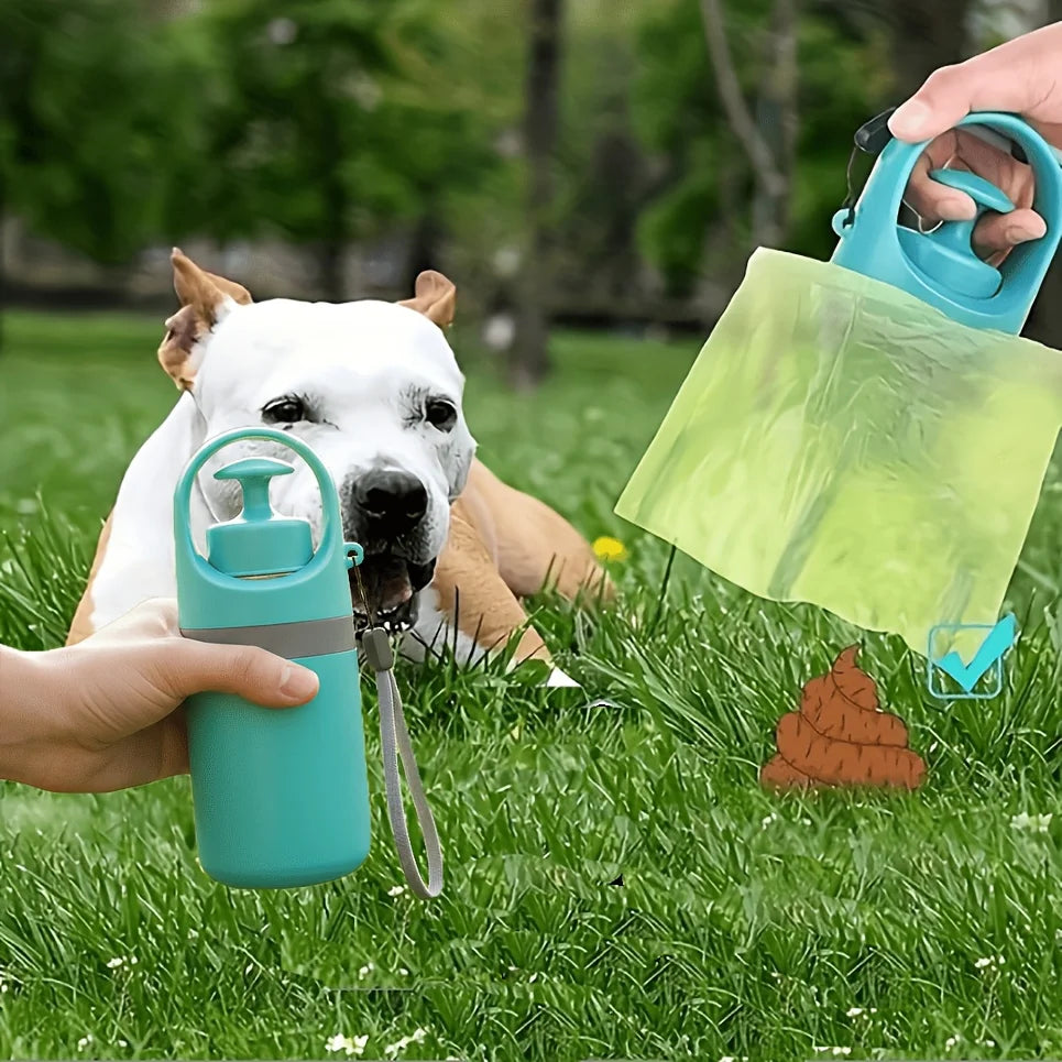 Portable Dog Poop Scooper Pack With Waste Bag Dispenser