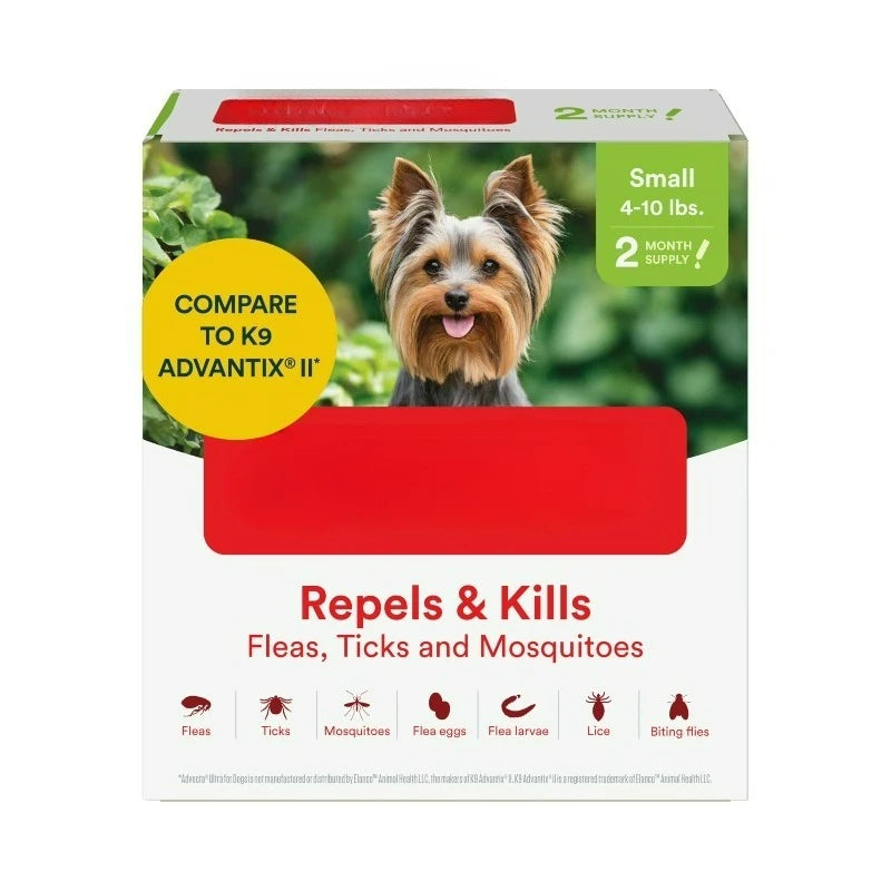 Ultra Flea and Tick Prevention for Small Dogs Topical Drops