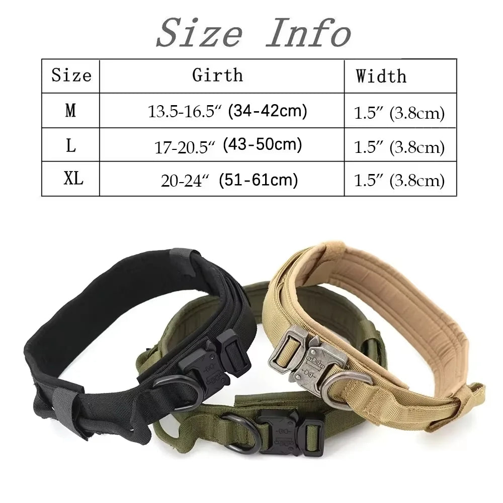 Tactical Dog Harness And Leash Set Adjustable Training Vest