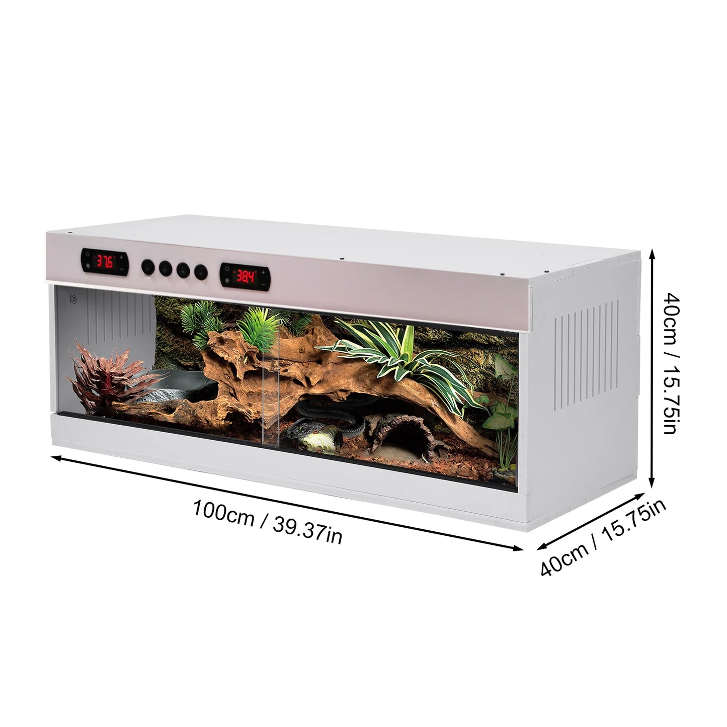 Stackable Reptile Terrarium PVC Bearded Dragon Enclosure For Pets