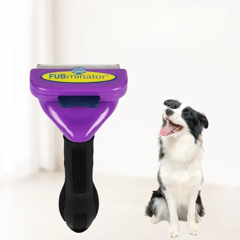 Professional Pet Grooming Deshedding Brush For Cats And Dogs
