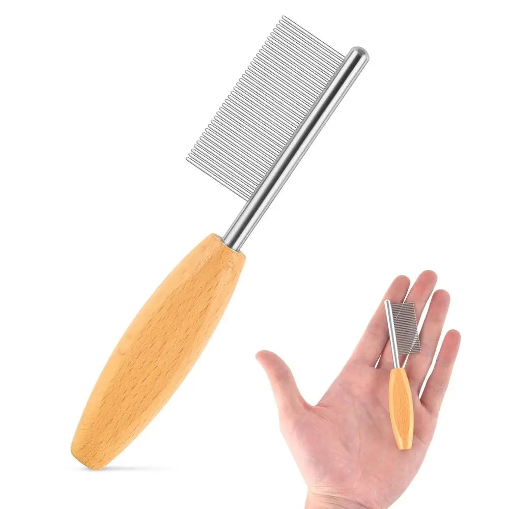 Pet Combing and Finishing Metal Comb for Dogs Grooming Tool