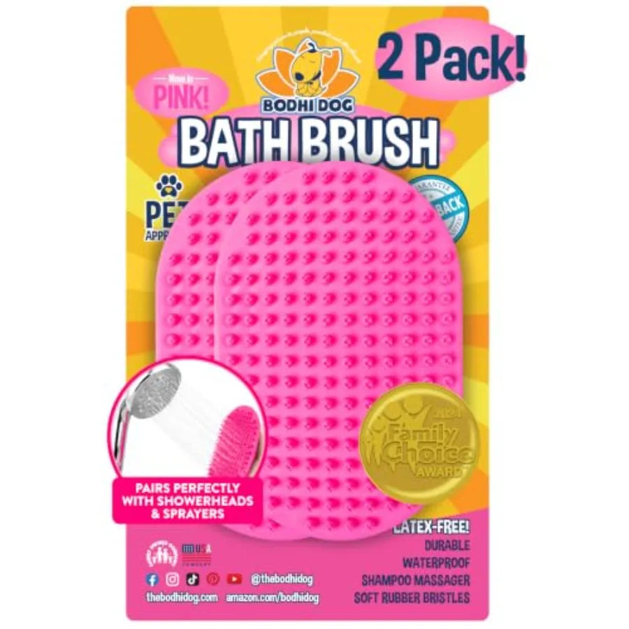 Premium Stainless Steel Pet Grooming And Shampoo Brush
