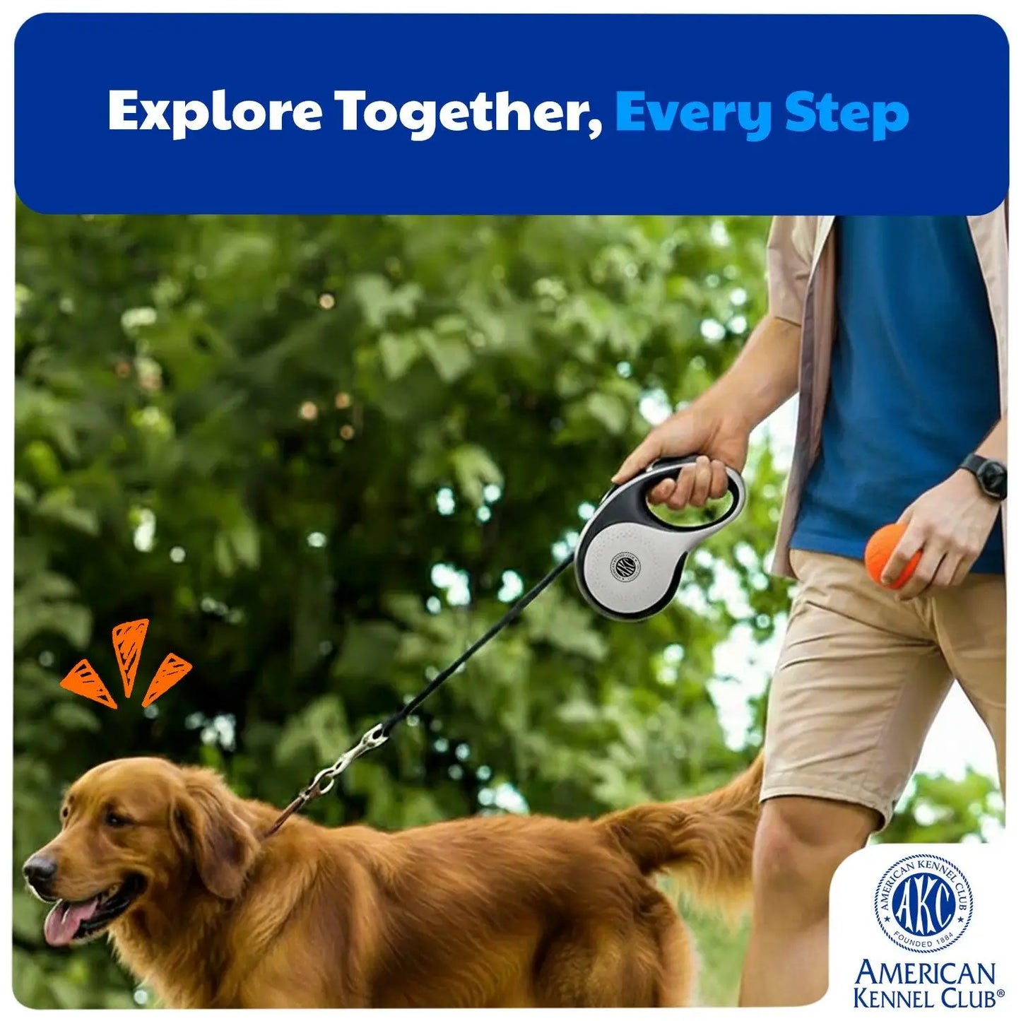 Retractable Dog Leash With One Hand Brake And Heavy Duty