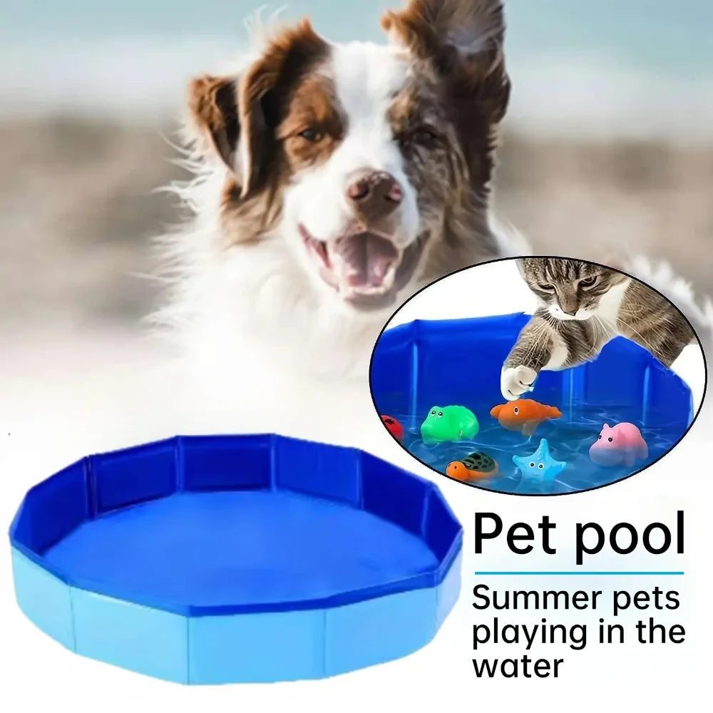 Collapsible Pet Bath Tub Foldable Pool For Dogs And Cats