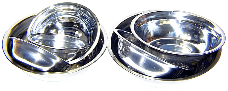 Stainless Steel Pet Bowls Set Of 2 Dishwasher Safe