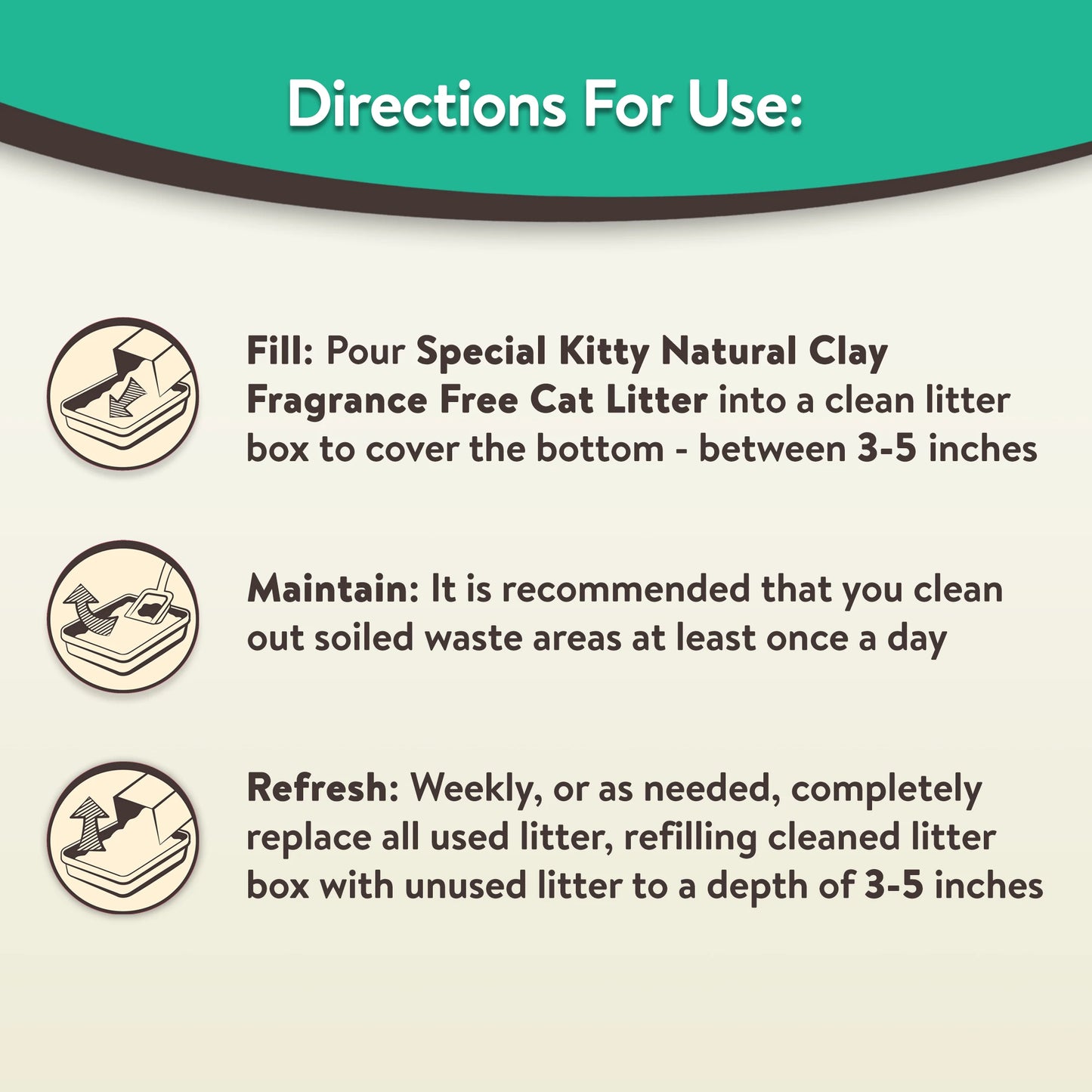 Fresh Scent Clumping Clay Cat Litter 4 Pack For Odor Control