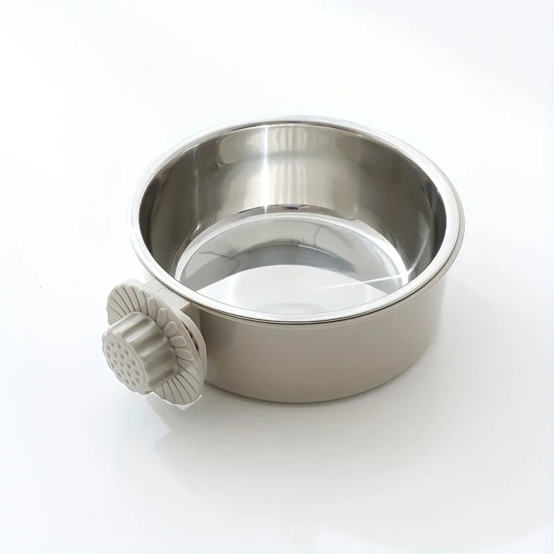 Anti-Spill Stainless Steel Pet Bowl For Cats And Dogs