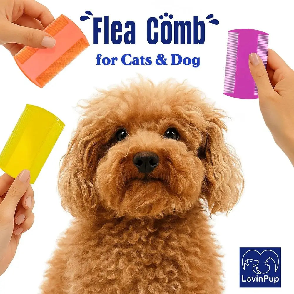 Pet Lea Comb Dogs And Cats 3 Pack Gentle LineTooth