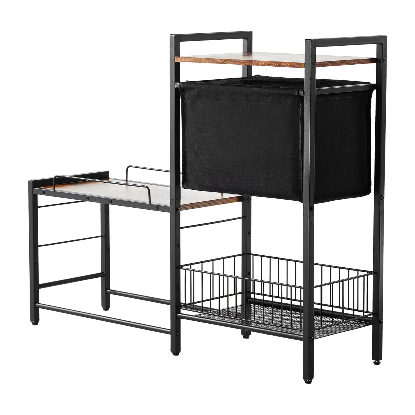VEVOR Pet Feeding Station With Elevated Dog Bowls And Storage