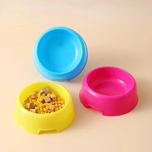 Plastic Pet Bowls For Dogs And Cats Feeding Water Dish