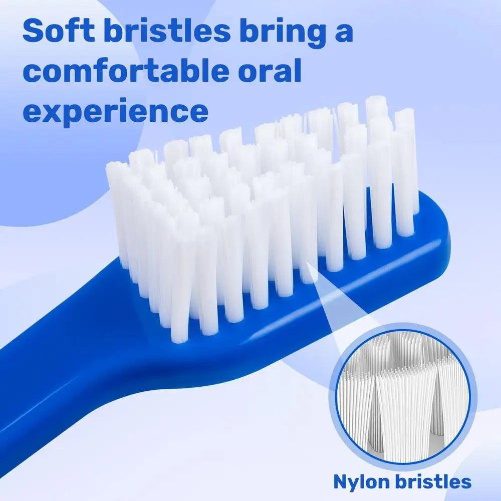 Dog Toothbrush 8-Pack Dual Head Soft Bristles For Pets