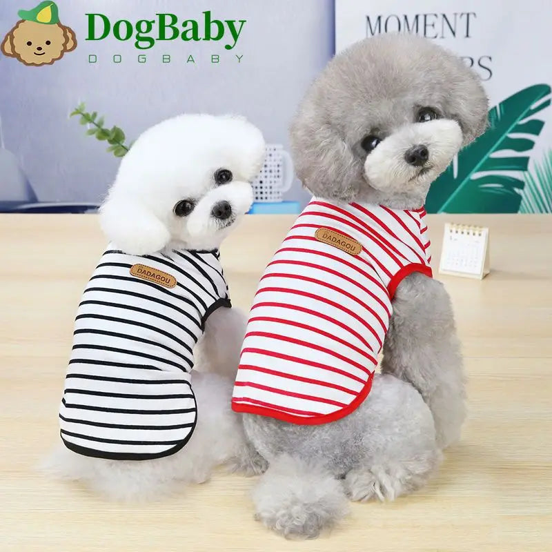Puppy Sleeveless Vest For Small Dogs Spring Summer Outfits