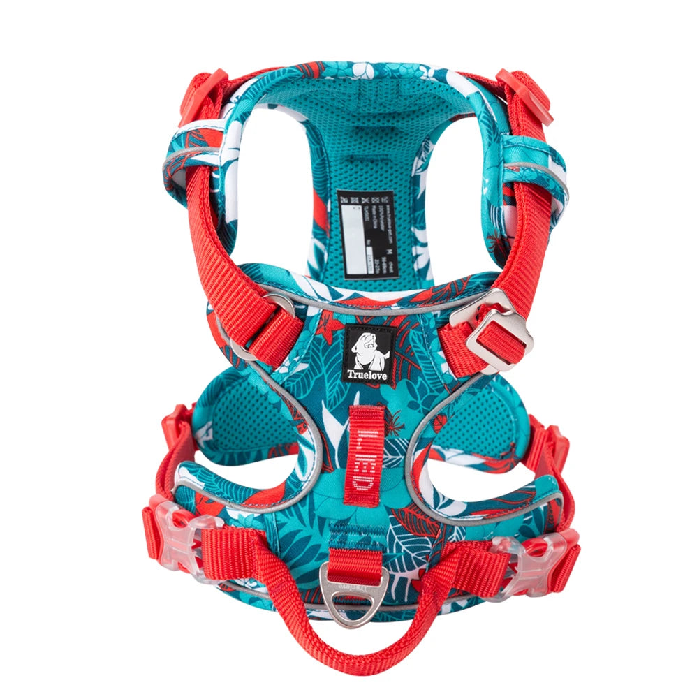 TRUELOVE No Pull Dog Harness Reflective Breathable Adjustable Vest