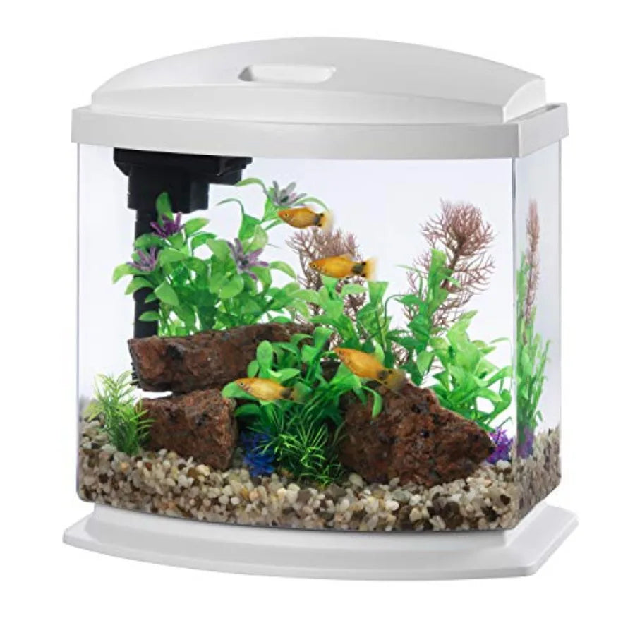 LED MiniBow Aquarium Fish Tank Kit With SmartClean Technology