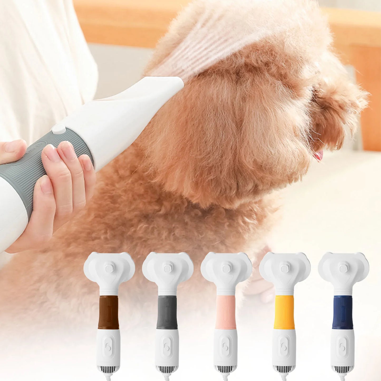 Pet Grooming Dryer Low Noise 3 In 1 Slicker BrushPro