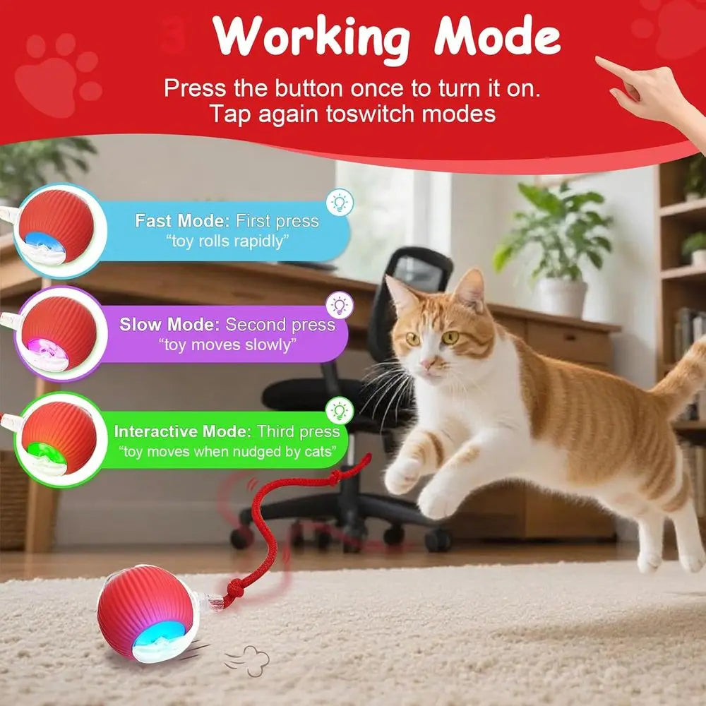 Automatic Rolling Smart Ball Interactive Dog And Cat Toy