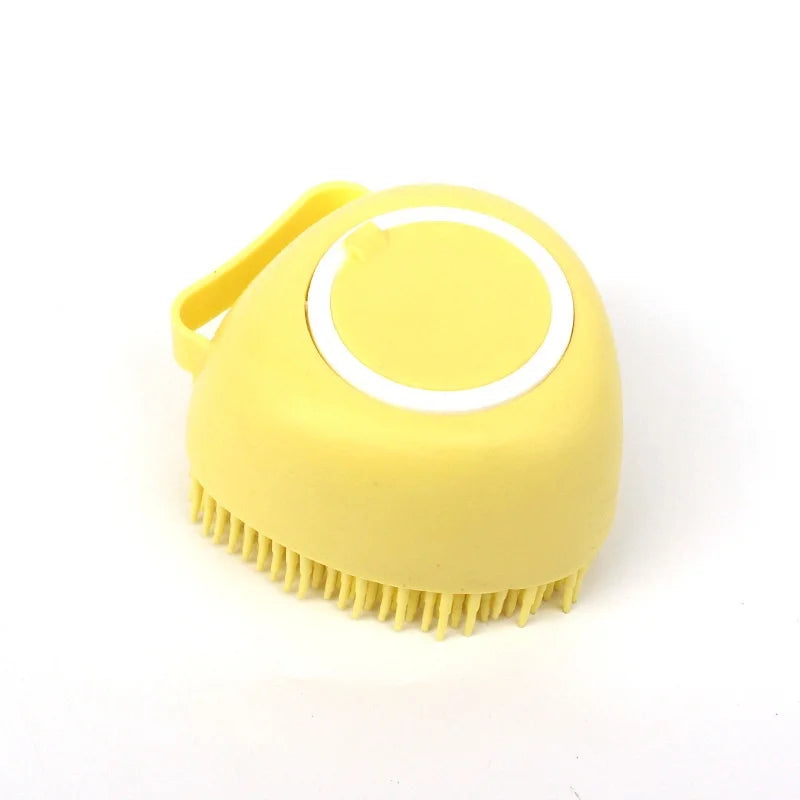 Multifunctional Soft Silicone Pet Bath Massage Brush For Dogs Cats