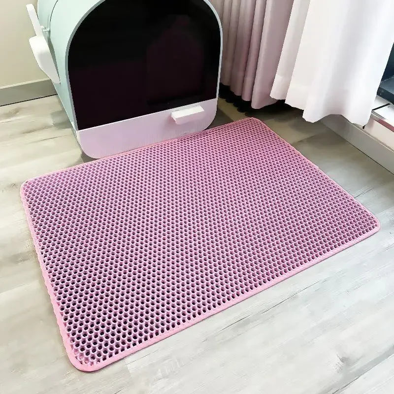 Cat Litter Mat Waterproof Double Layer Nonslip Washable Pad