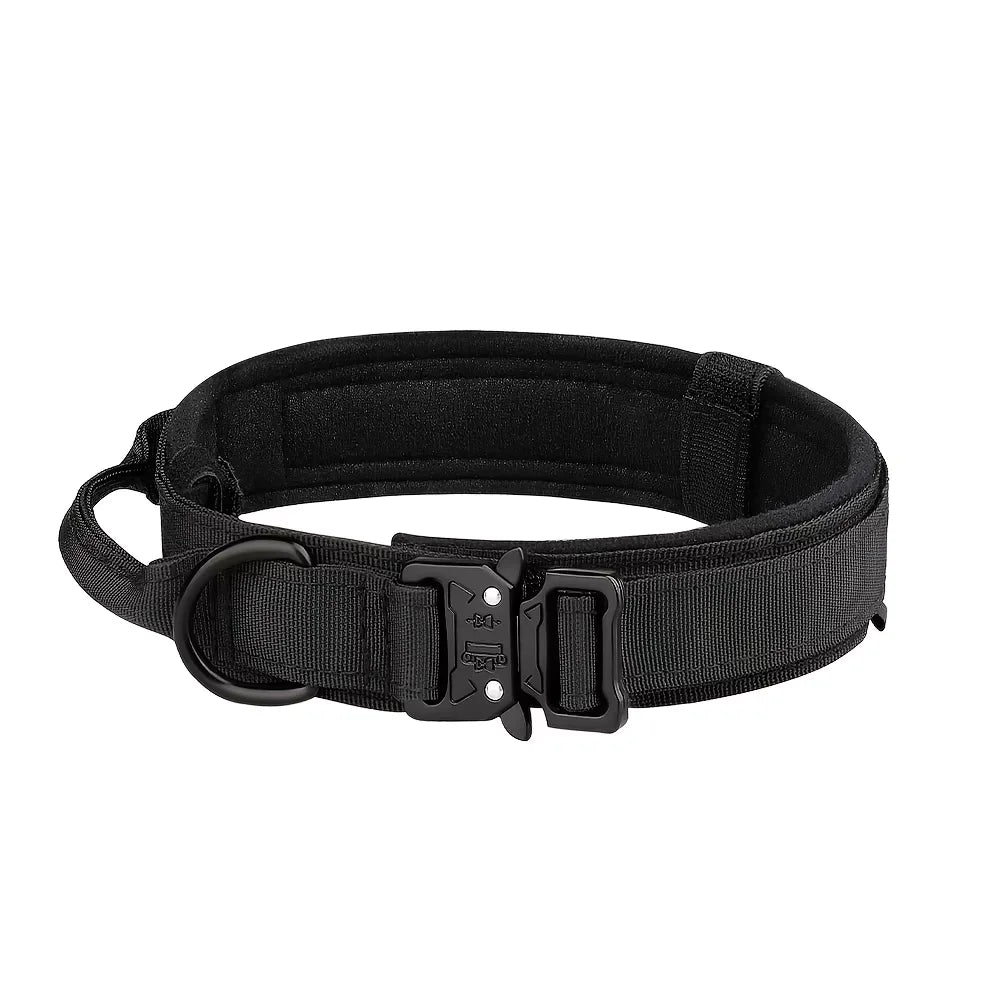 Nylon Adjustable Tactical Dog Training Collar And Leash Set