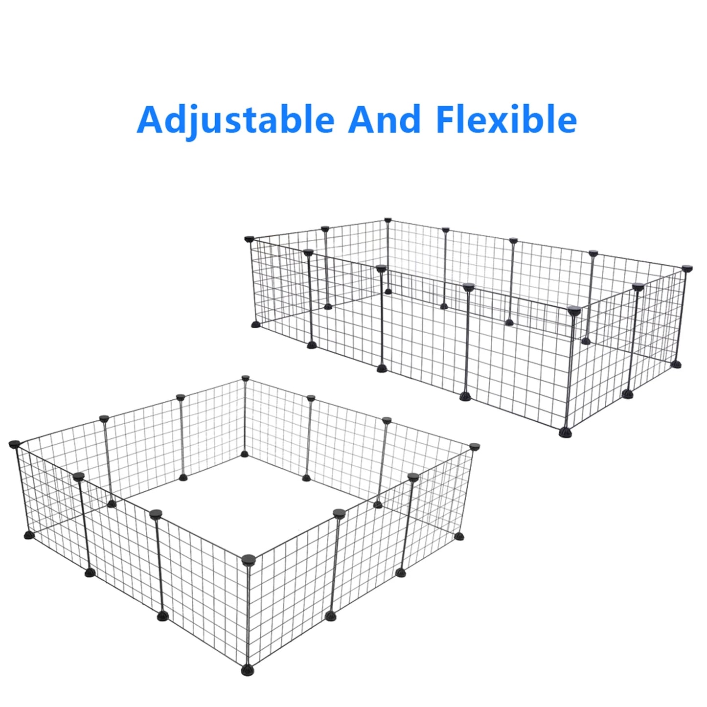 Pet Playpen Indoor Portable Metal Wire Fence For Small Animals
