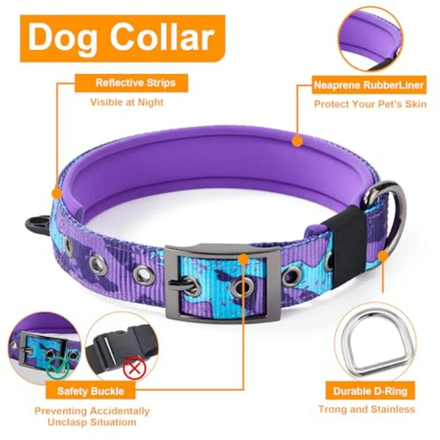No Pull Dog Harness And Leash Heavy Duty Double Handle