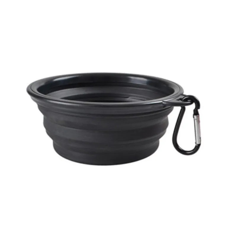 Portable Collapsible Pet Bowl For Cats And Dogs TPR Silicone