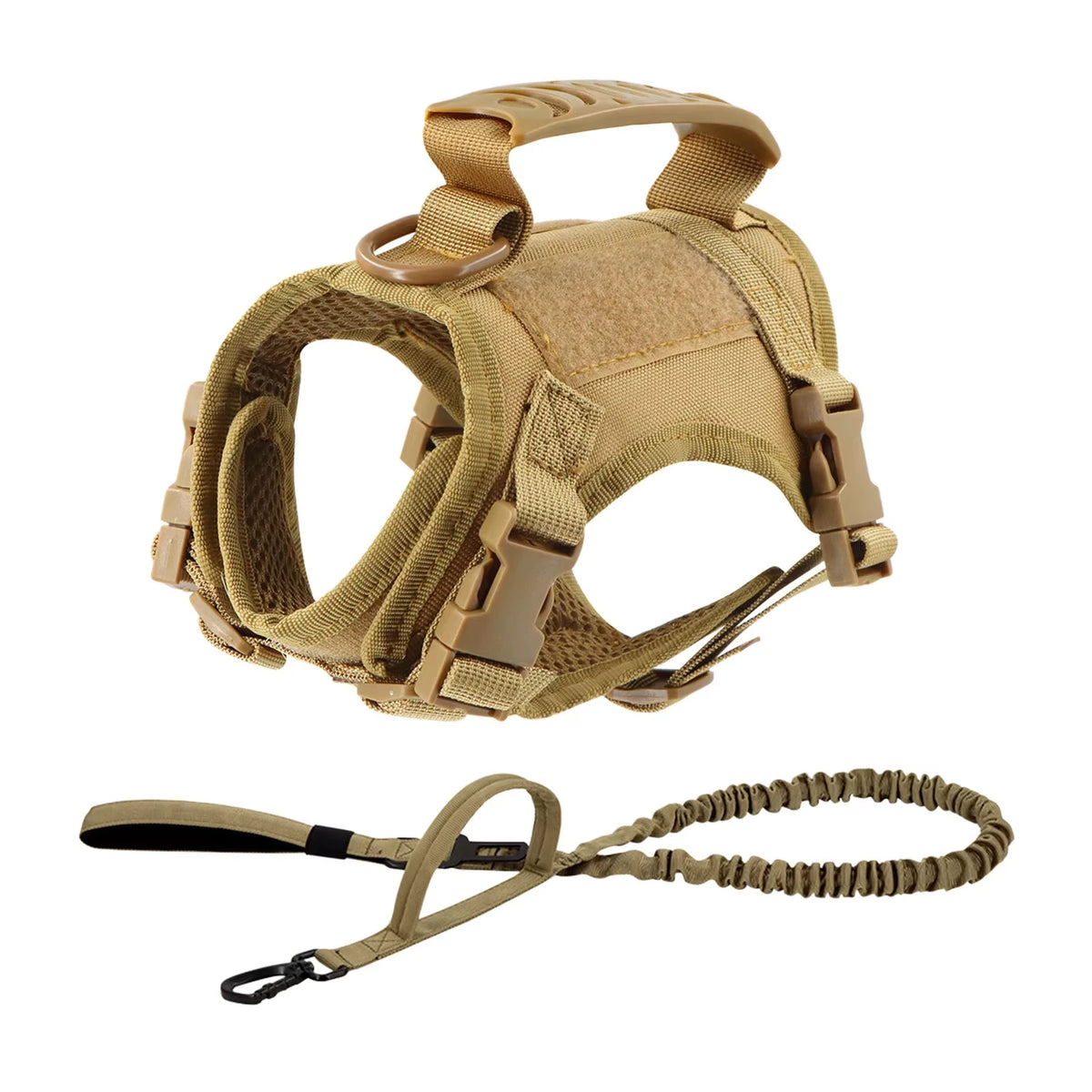 Adjustable Padded Puppy Harness Leash Set With Vest
