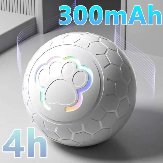 Smart Electronic Dog Toy Ball Offers Automatic Rolling Rgb Lighting