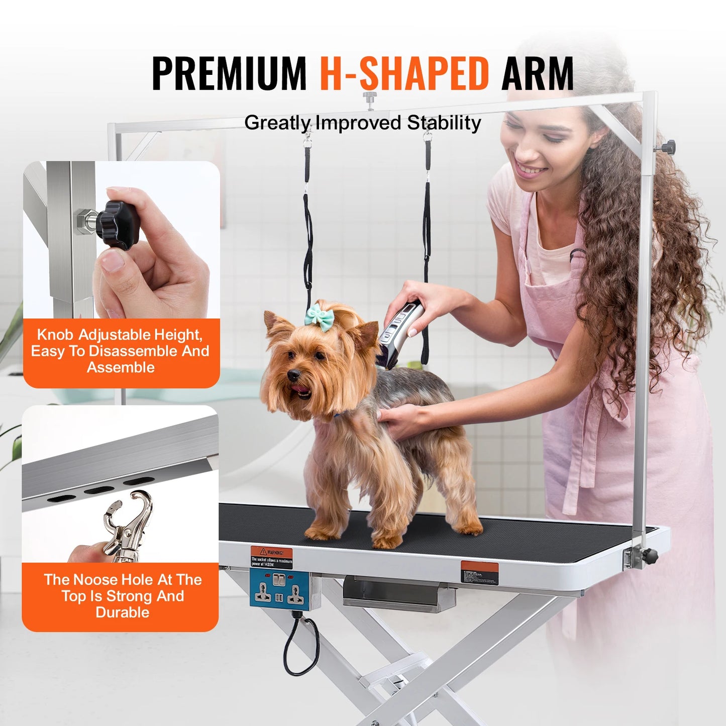 VEVOR Heavy Duty Electric Pet Grooming Table