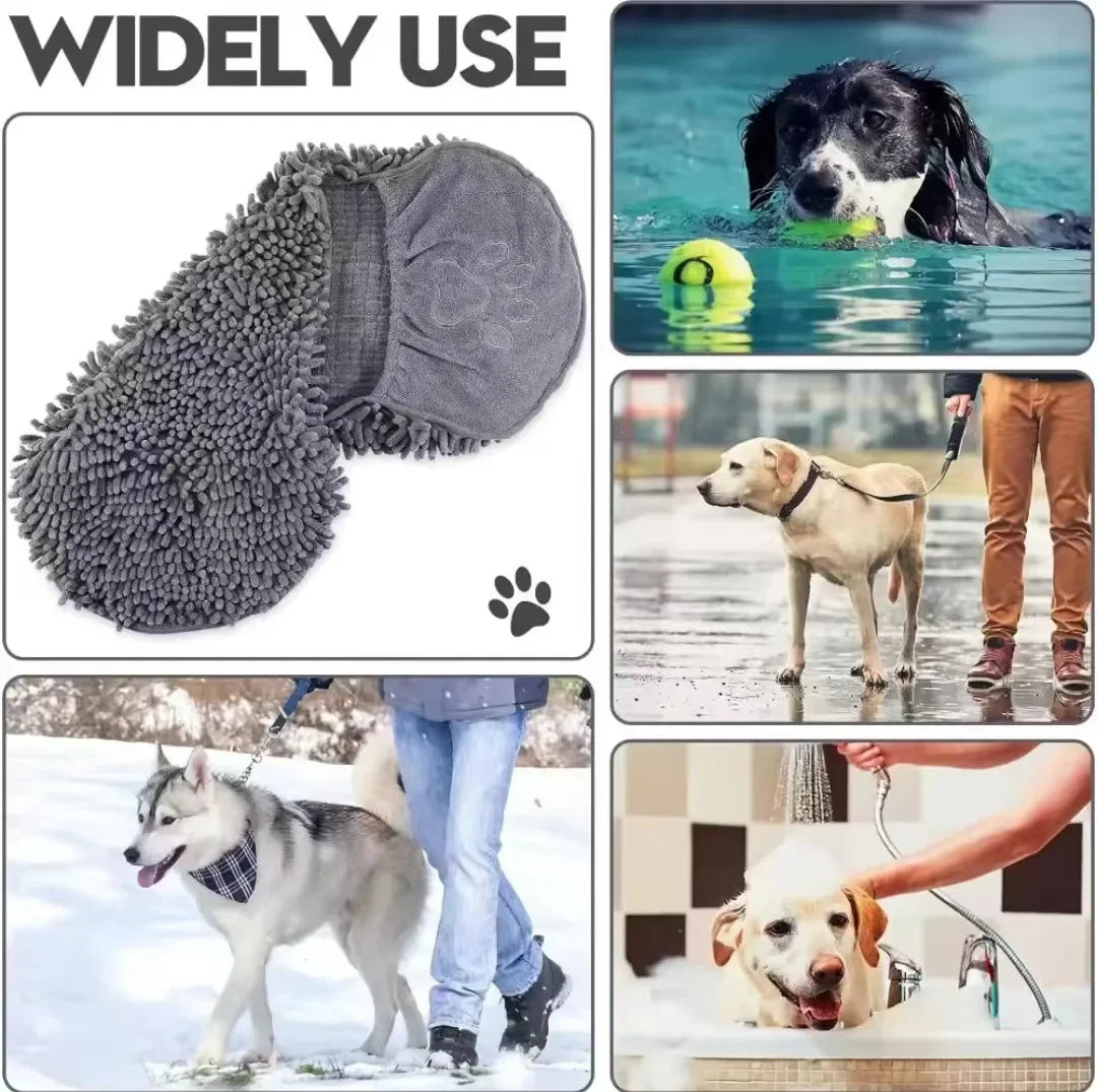 Pet Bath Towel Quick-Dry Super Absorbent Soft Chenier