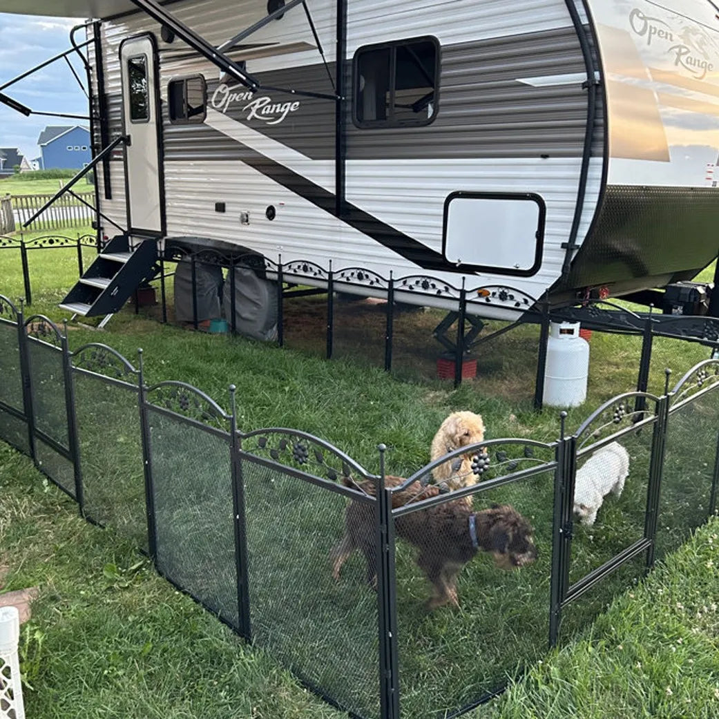 Borwart Heavy Duty Dog Playpen With Eight Panel Whelping Fence