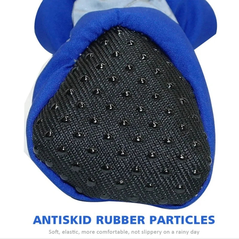Waterproof Pet Shoes For Dogs And Cats 4-Piece Anti-Slip Boots