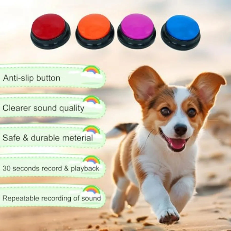 Dog Talk Buttons Starter Set For Training And Communication