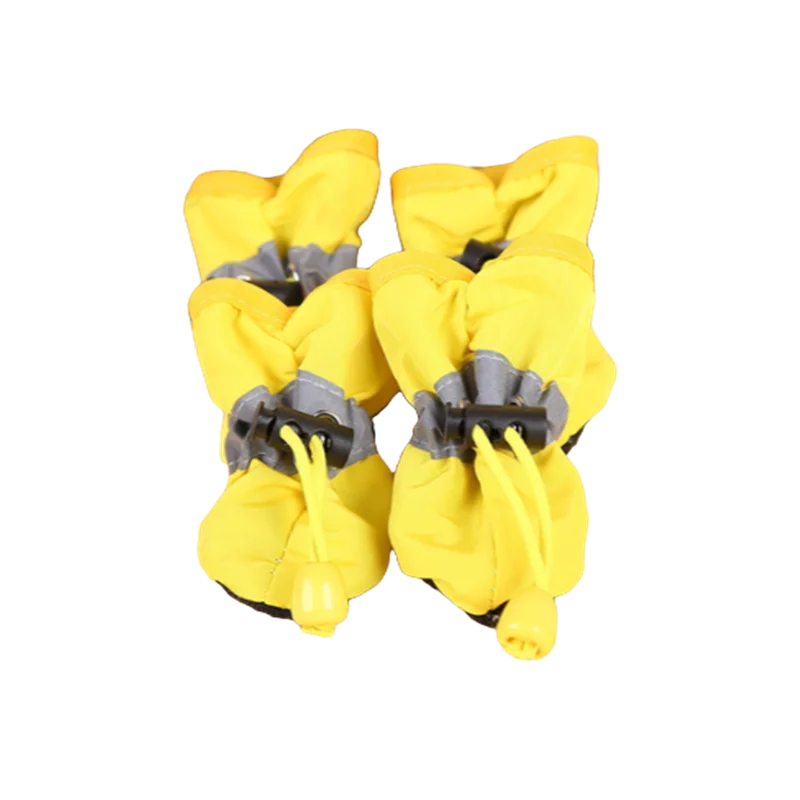 Waterproof Pet Shoes For Dogs And Cats 4-Piece Anti-Slip Boots
