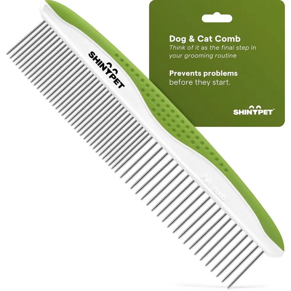 Dog Cat Comb Gentle Detangling Tool With Round Teeth