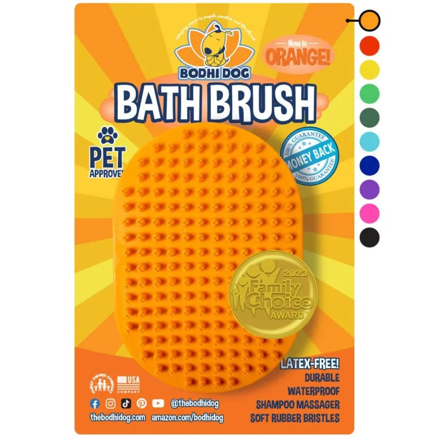 Premium Stainless Steel Pet Grooming And Shampoo Brush