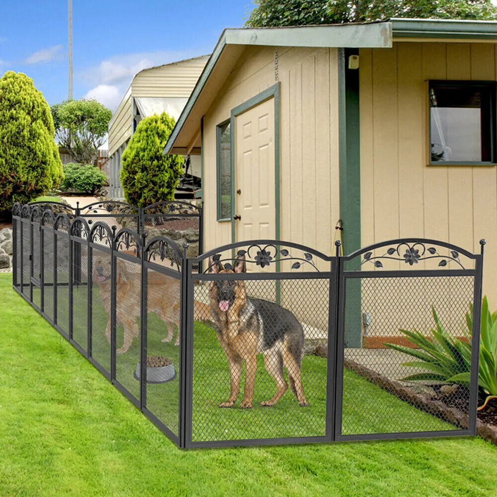 Borwart Heavy Duty Dog Playpen With Eight Panel Whelping Fence