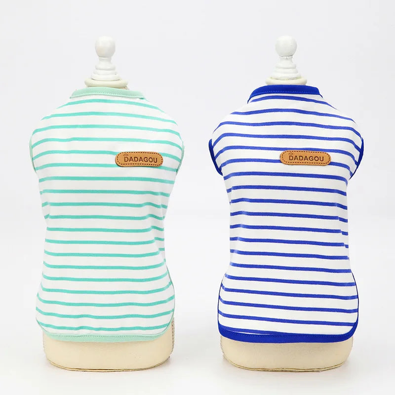 Puppy Sleeveless Vest For Small Dogs Spring Summer Outfits