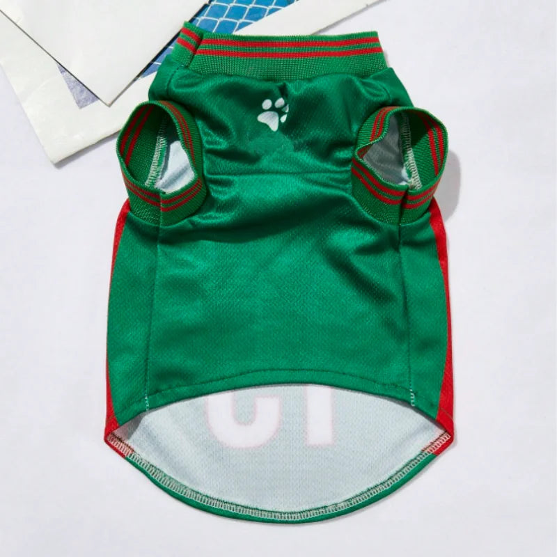 Mesh Breathable Dog Jersey Clothing For Dogs And Cats