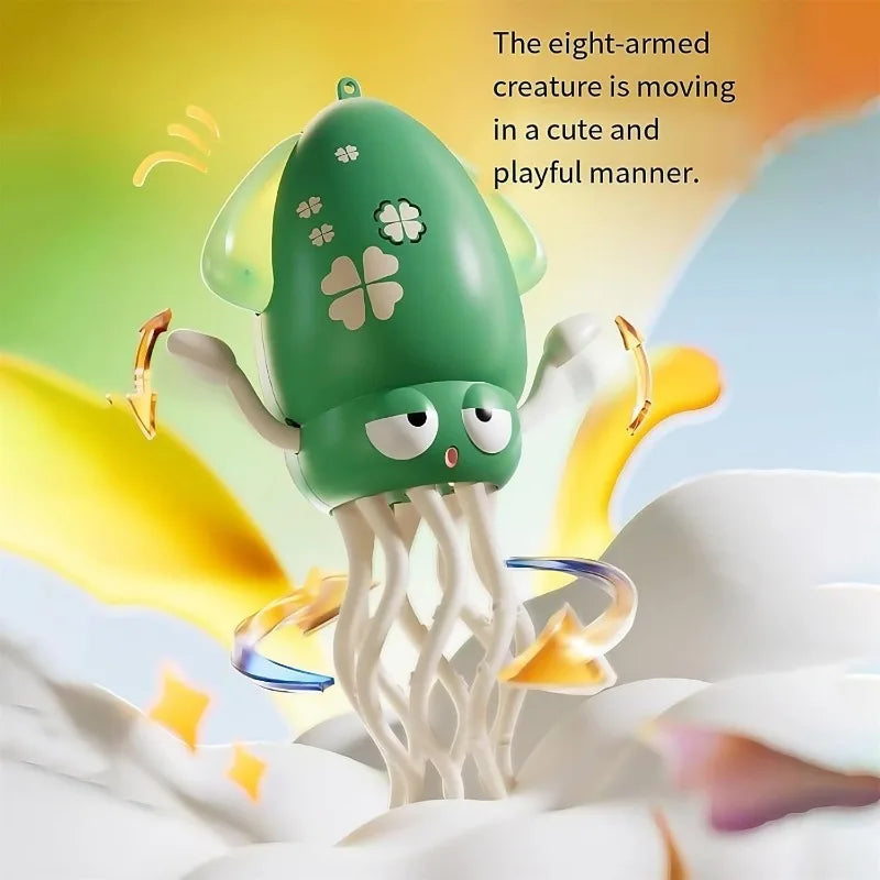 CONUSEA LED Dance Octopus Toy USB Rechargeable Interactive Baby