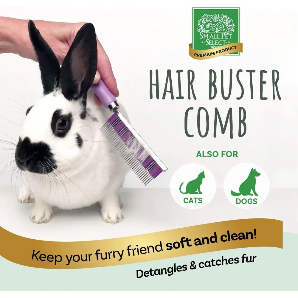 Hair Buster Pet Grooming Comb For Cats Dogs Rabbits Detangling