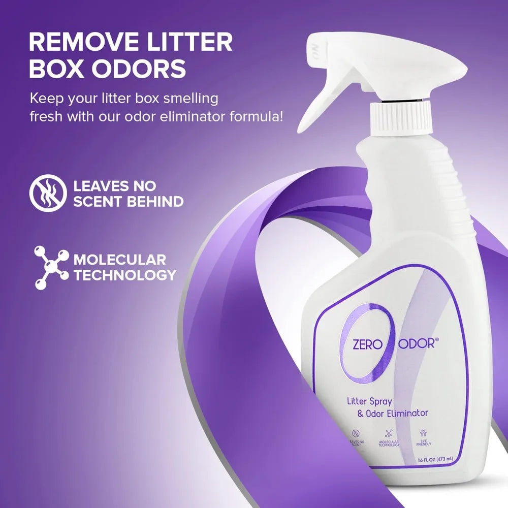 Pet Safe Cat Litter Odor Eliminator Using Patented Molecular Technology